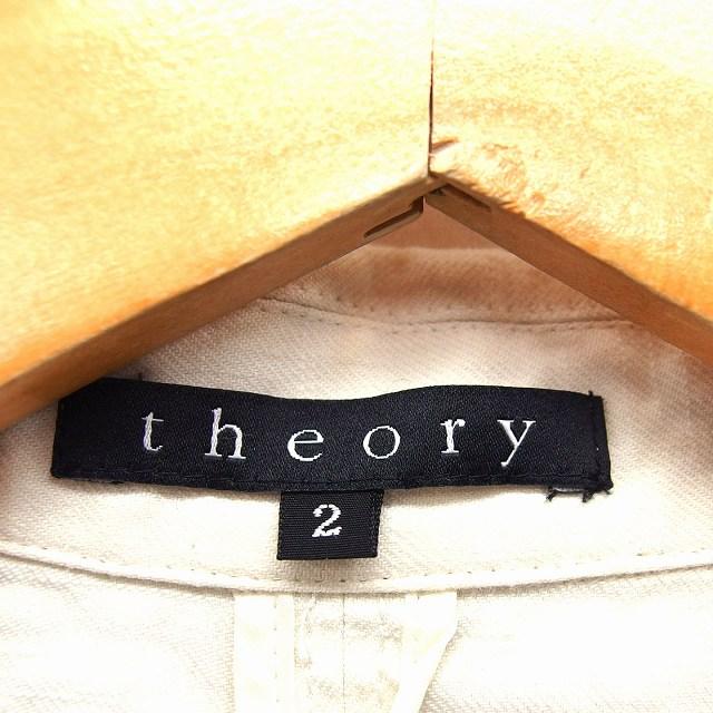 新品タグ付き セオリー テーラードジャケット オフホワイト Mサイズ theory セオリー ミリタリー ジャケット アウター テーラード