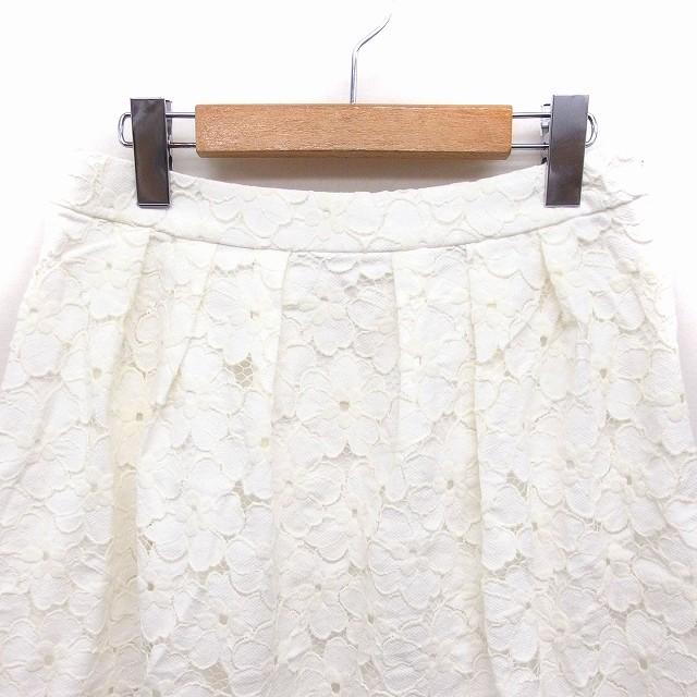 アベニールエトワール Aveniretoile フレアスカート ミニ 花モチーフ  