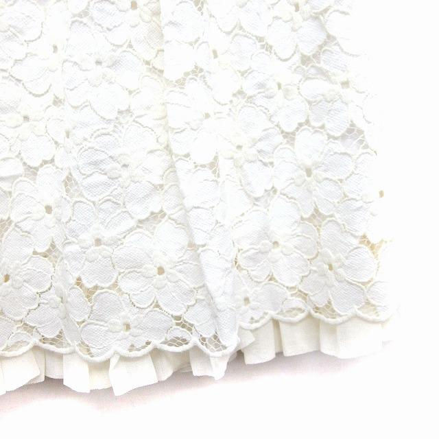 アベニールエトワール Aveniretoile フレアスカート ミニ 花モチーフ 