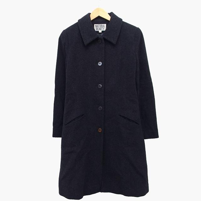 ナチュラルビューティー NATURAL BEAUTY ステンカラー コート ミドル丈  