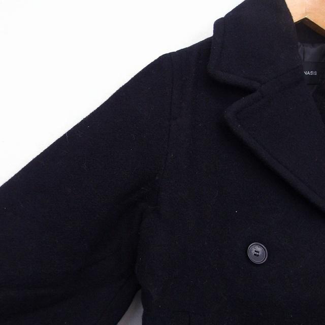 JEANASIS ジーナシス ピーコート Pコート ウール混 無地 シンプル