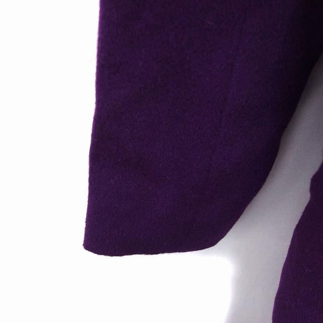 ノーカラー　パープル ベロア M相当　ディオール　ジャケット　紫　ヴィンテージ vectorpremium_172-902211250006