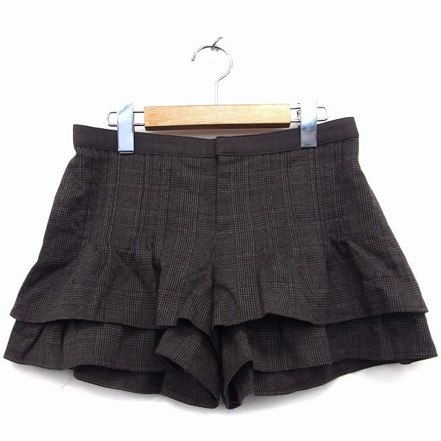 JILL STUART ジルスチュアート キュロット フレア ティアード グレン  