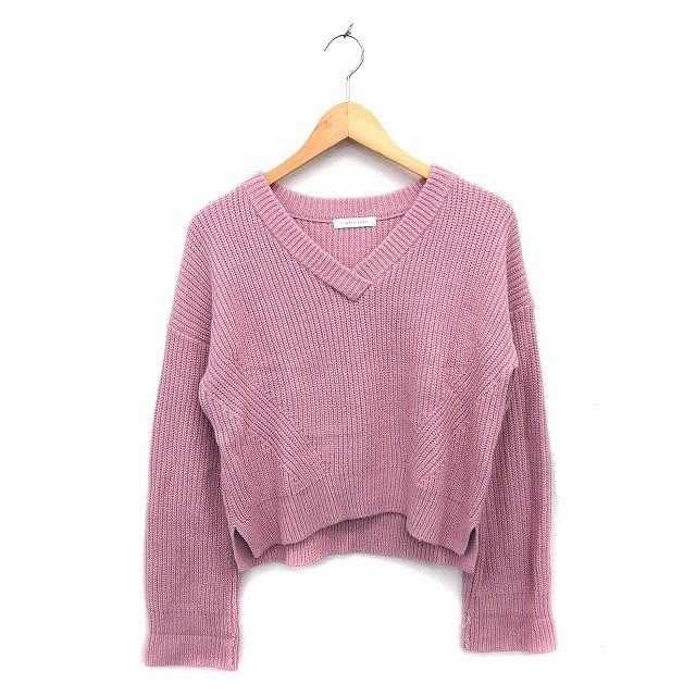 LOWRYS FARM（ローリーズファーム） ニット セーター Vネック リブ