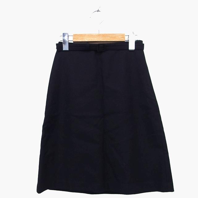 UNITED ARROWS（ユナイテッドアローズ） 台形 スカート 膝丈 無地  