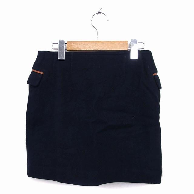 IÉNA 黒 レザー ミニスカート ポケット付き IÉNA 黒 レザー ミニスカート ポケット付き