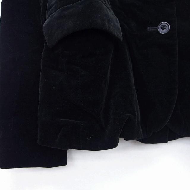 シップス SHIPS テーラード ジャケット ベロア シングル コットン 綿 S
