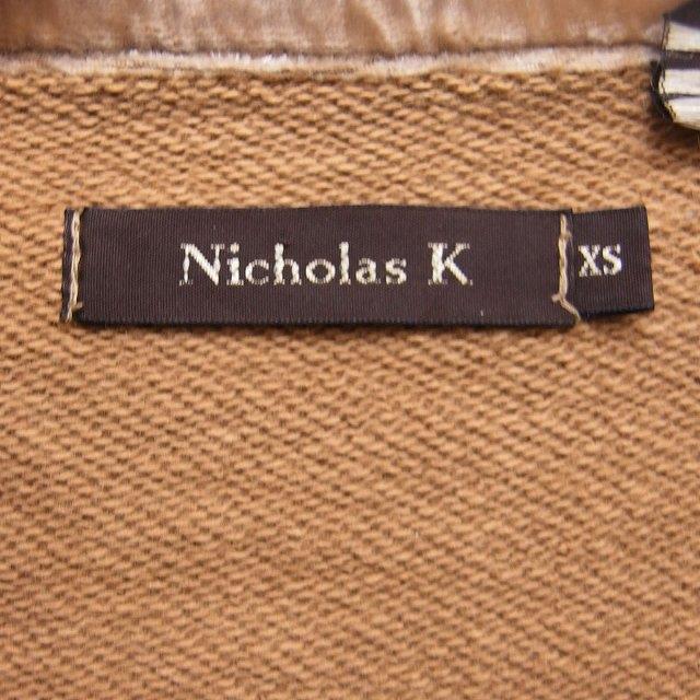 ニコラス ケー Nicholas K 衿2WAY コート アウター 切替シルク ニコラス ケー Nicholas K 衿2WAY コート アウター 切替シルク