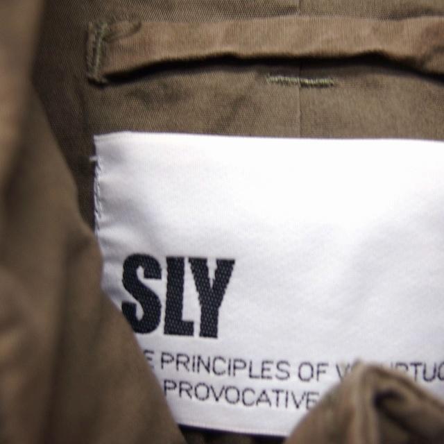SLY（スライ） モッズ コート アウター ミディ丈 コットン 綿 ジップ