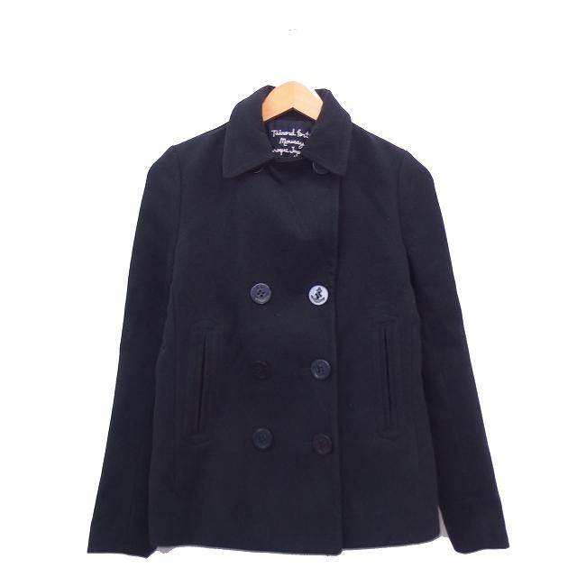 MOUSSY（マウジー） コート アウター Pコート ショート 1 ブラック 黒 