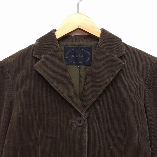 激安通販の-アンタイトル UNTITLED チェスター コート• ミディ丈