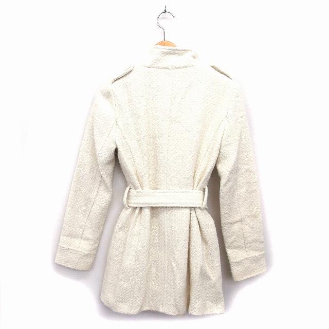 デュラス DURAS コート アウター スタンドカラー ニット ウール混