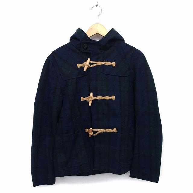 コーエン coen ダッフル コート アウター ショート ウール フード