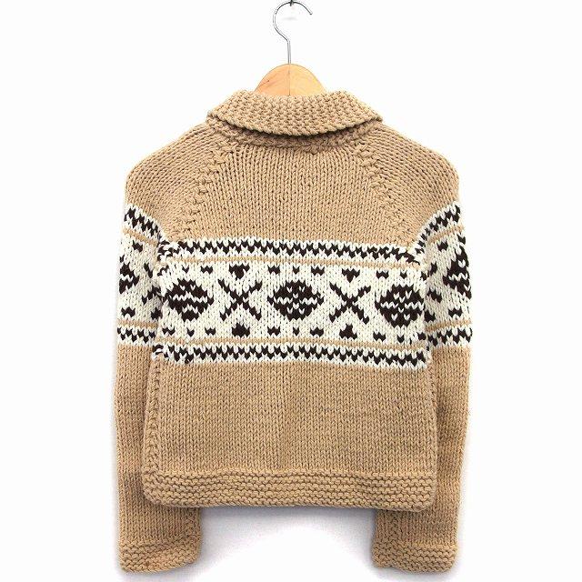 バナーバレット Banner Barrett ニット ジャケット ジップアップ 総柄  