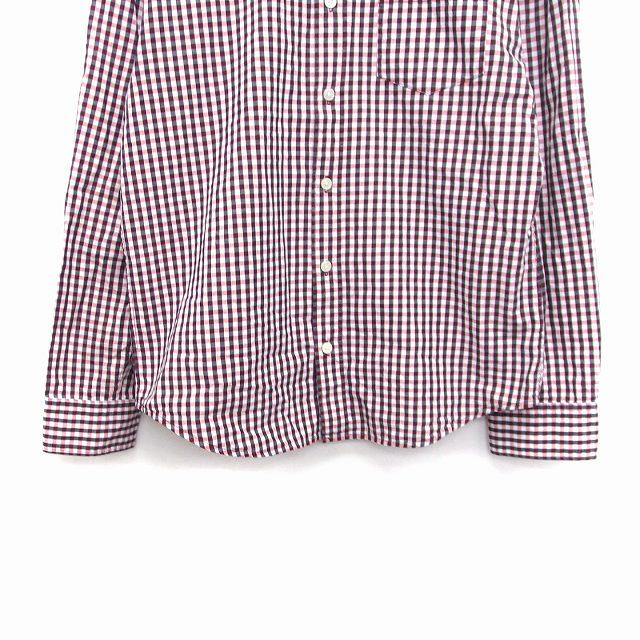 イーブス YEVS シャツ ブラウス 長袖 コットン チェック M