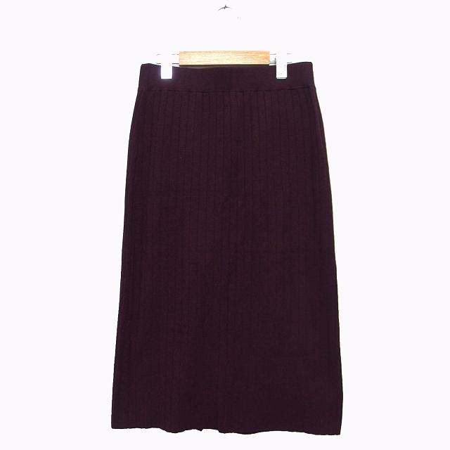 セブンアイディコンセプト 7-IDconcept ニット スカート Aライン  