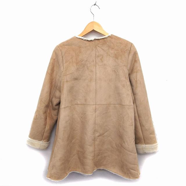 レイビームス Ray Beams ノーカラー コート アウター ミドル