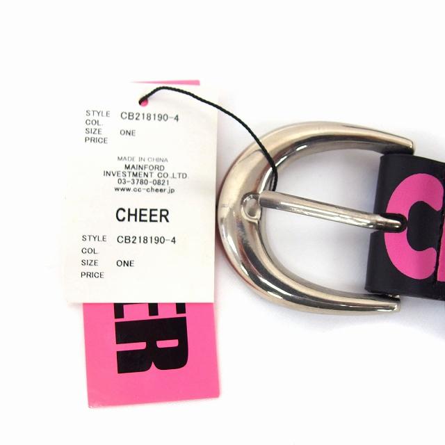 未使用品 チア CHEER タグ付き ベルト ピンバックル ダンスファッション 英字 ONE 黒 ブラック /NT7 キッズ｜vectorpremium｜04