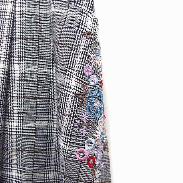 ウィルセレクション WILLSELECTION グレンチェック フレアスカート  