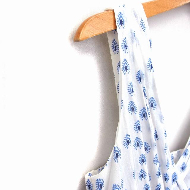 INED イネド ワンピース フレア ロング マキシ丈 カシュクール 透け感  