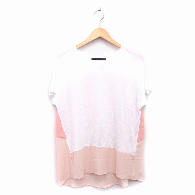YEVS 白シャツ イーブス イーブス YEVS カットソー Tシャツ 半袖 シンプル ホワイト 白