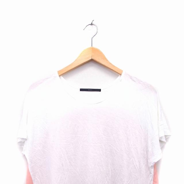 イーブス YEVS カットソー Tシャツ 半袖 シンプル ホワイト 白 