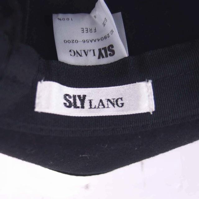 スライ ラング SLY LANG ハット 中折れ 帽子 ウール F 黒 ブラック 