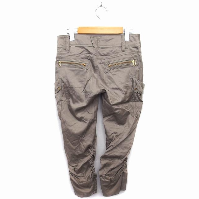 カリテ qualite カーゴパンツ テーパード クロップド コットン混 く 