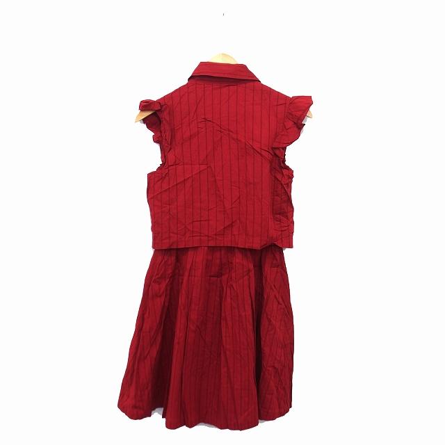 レストローズ L'EST ROSE ワンピース フレア ひざ丈 セパレート風