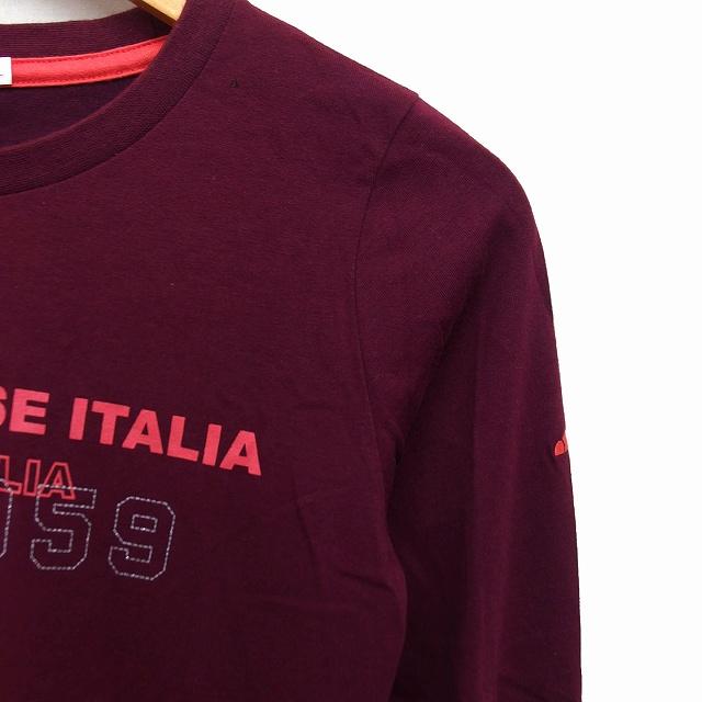 エレッセ ellesse プリント Tシャツ カットソー 長袖 丸首 エレッセ ellesse プリント Tシャツ カットソー 長袖 丸首