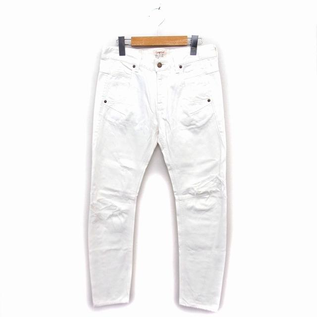 mici ホワイトデニム ダメージ加工 ストレート mici ホワイトデニム ダメージ加工 ストレート