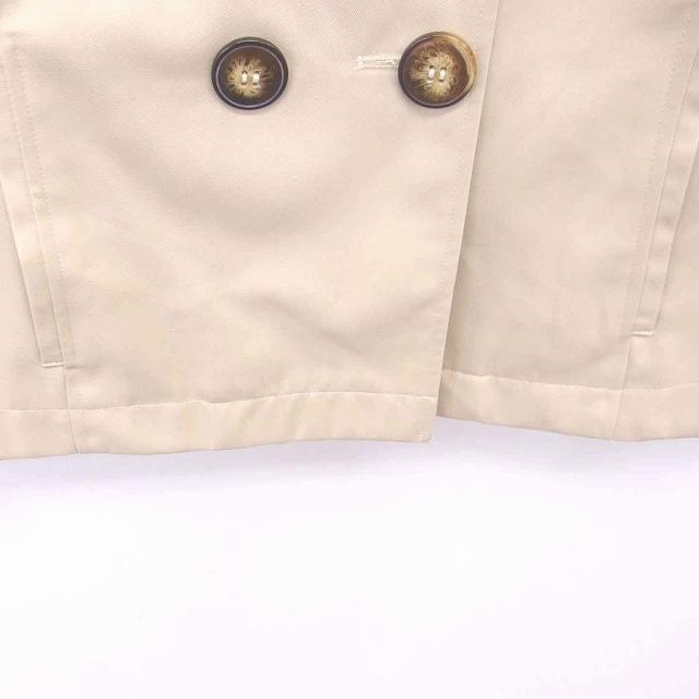 新品未使用✨ベイジ　25SS　ゴールドボタンダブルジャケット　S　雑誌掲載 CINDY / ダブルカラージャケット （ノーカラージャケット