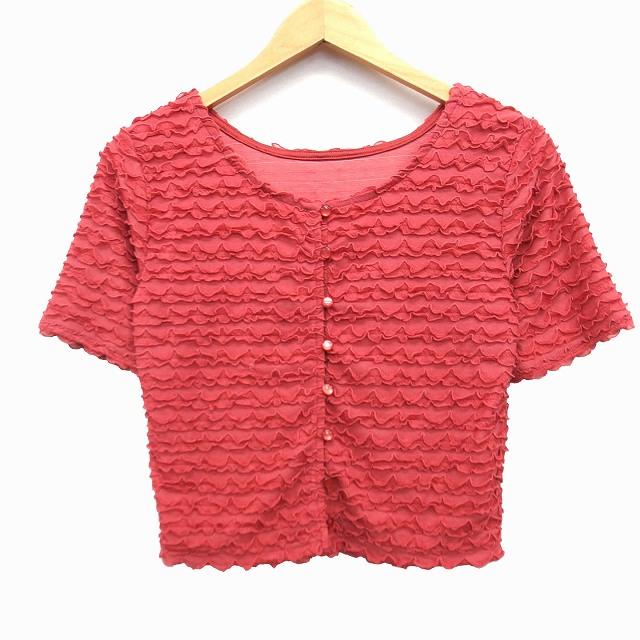 Foxy カーディガン半袖フリルパフスリーブM