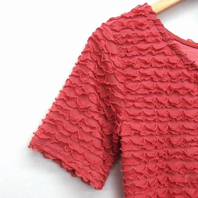 FOXEY フォクシー　カーディガン　半袖　フリル　パフスリーブ　38 M Foxy カーディガン半袖フリルパフスリーブM