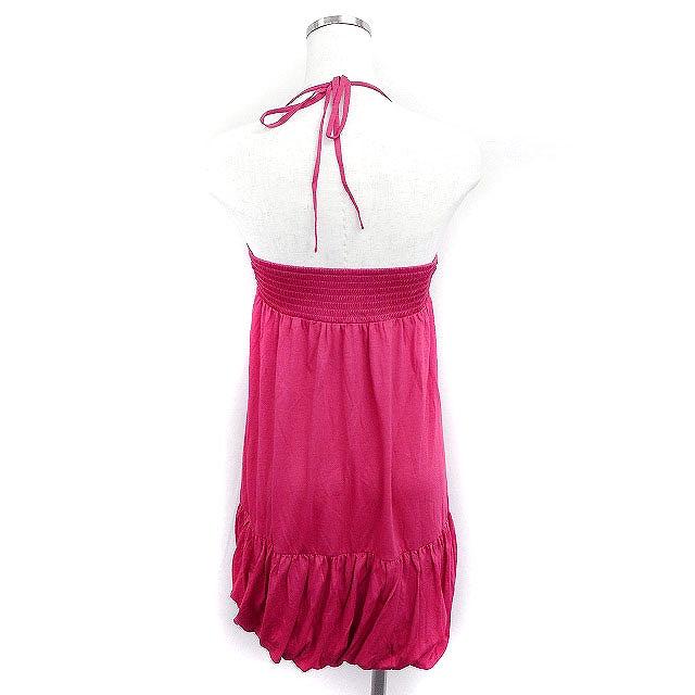 ジルスチュアート JILL STUART ホルターネック ミニワンピース  