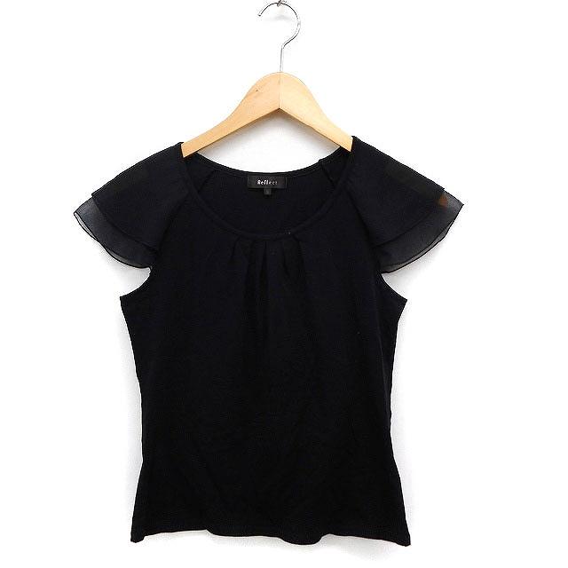 リフレクト Reflect シフォンスリーブ カットソー Tシャツ Uネック 袖 