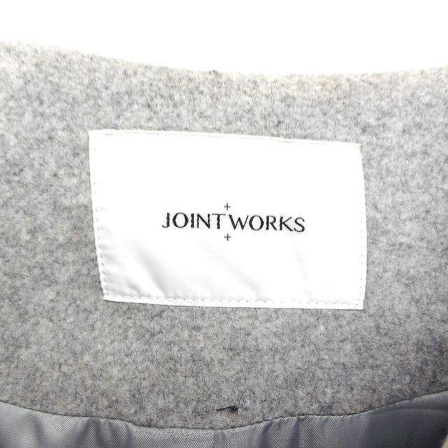 ジョイントワークス JOINT WORKS ノーカラー コート アウター ミドル丈 