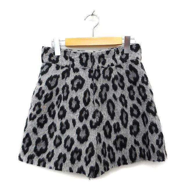d.i.a/ヒョウ柄ファーポケ★ニットショートパンツ セール】【上下2点セット】ヒョウ柄ビッグシルエットスニットプル