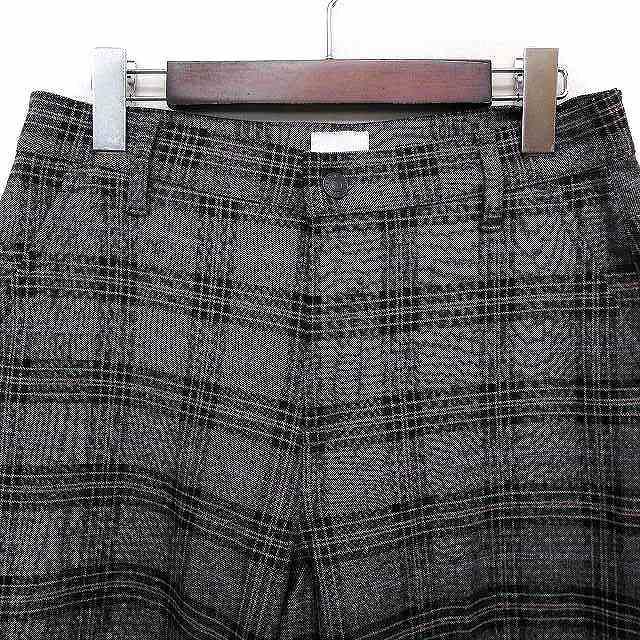EDWIN（エドウィン） チェック柄 ワイドパンツ ストレッチ ロング S