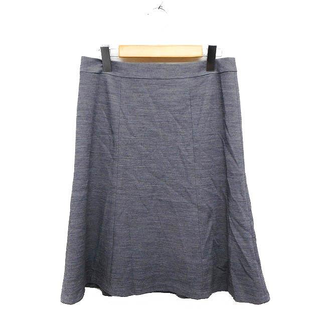 UNTITLED（アンタイトル） フレアスカート ひざ下丈 シンプル ウール 3