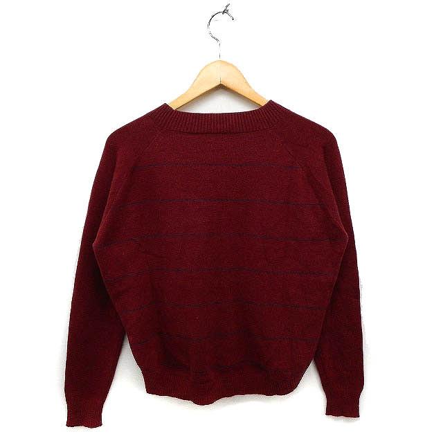 JEANASIS（ジーナシス） テールカット ニット セーター 長袖 ボーダー