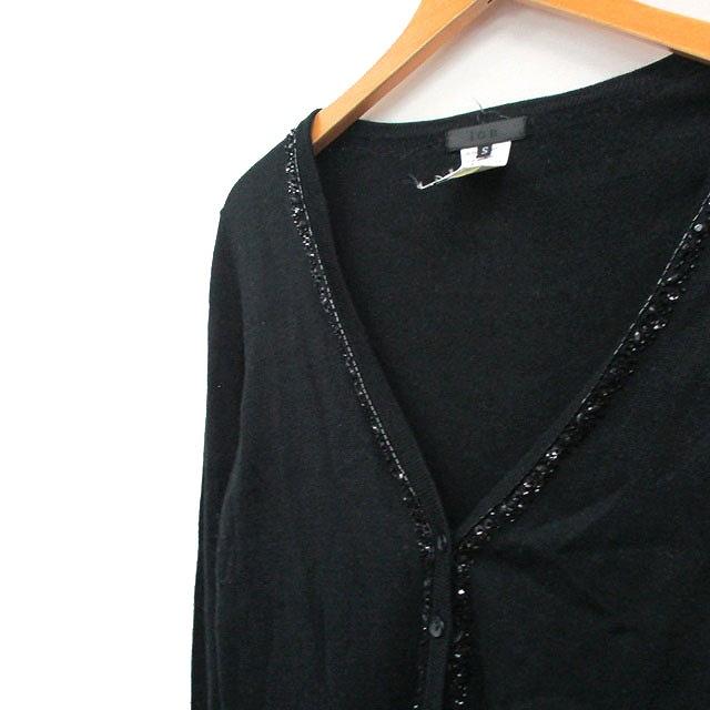 【タグ付あり】ICB Vネック カーディガン ブラック 長袖 秋冬　 S〜L相当 タグ付あり】ICB Vネック カーディガン ブラック 長袖 秋冬 S〜L相当