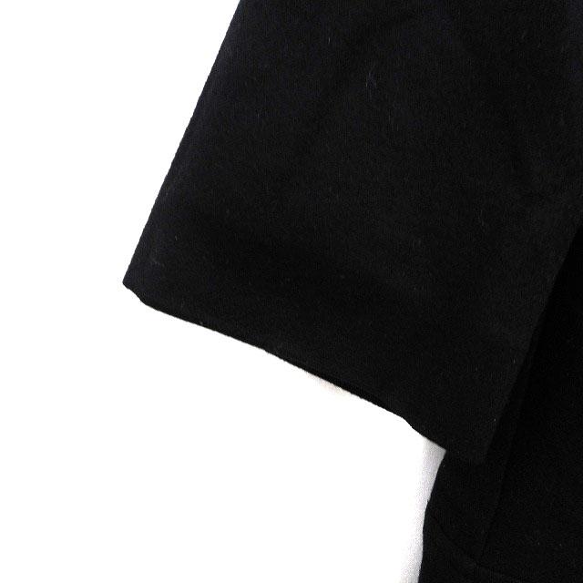エムプルミエ ブラック M-Premier BLACK チュニック スリットネック