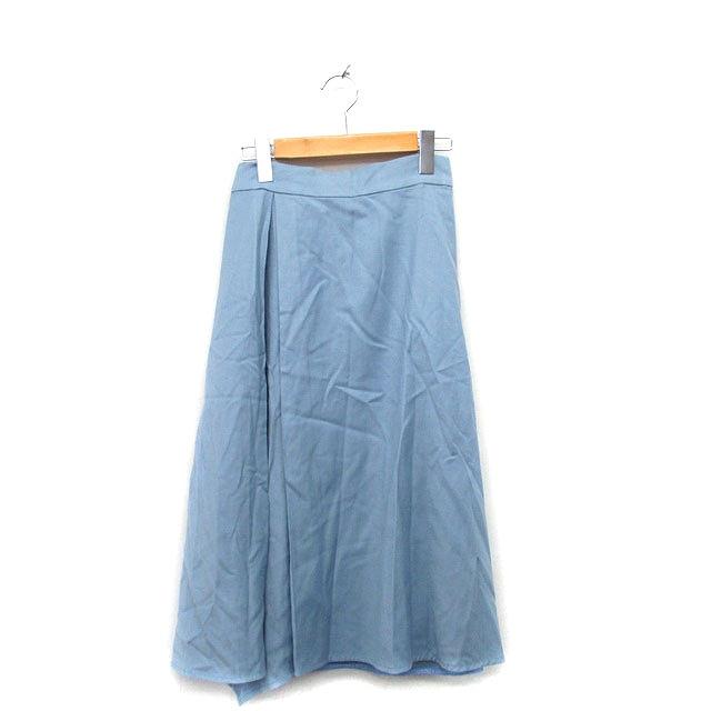 リヴドロワ RIVE DROITE フレア スカート ロング ウール シンプル 38  