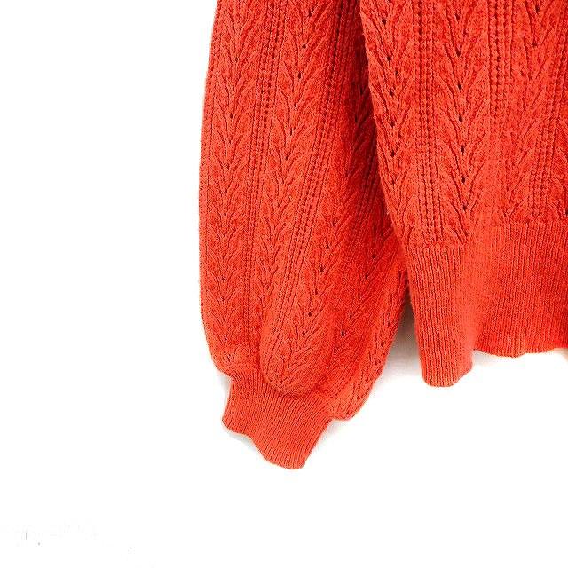 ナイスクラップ NICE CLAUP バックリボン ニット セーター 長袖