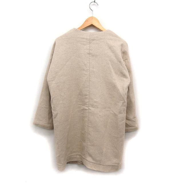 Samansa Mos2（サマンサモスモス） SM2 ノーカラー コート アウター