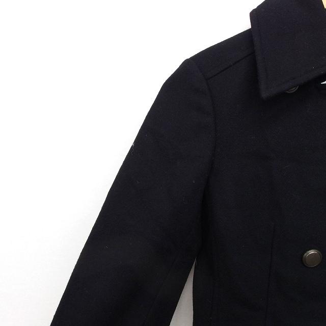 【新品】ミッシェルクラン Pコート ピーコート ショート丈 ブラックMサイズ Amazon | [ミッシェルクラン] MICHELKLEIN ショート丈ピーコート (3
