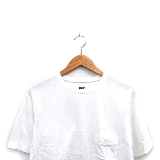 ロンハーマン Ron Herman カットソー Tシャツ 半袖 胸ポケット コットン シンプル XS ホワイト 白 /KT16 メンズ｜vectorpremium｜04