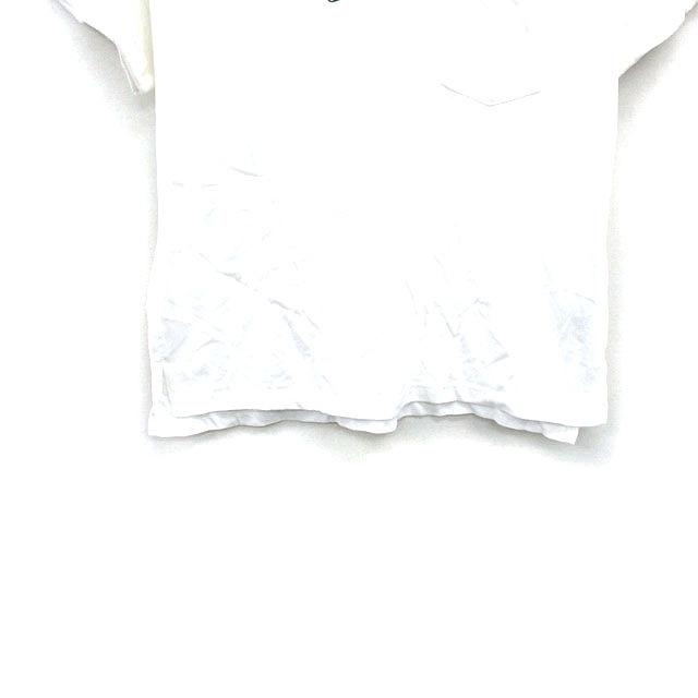 チャオパニック ティピー CIAOPANIC TYPY Tシャツ カットソー 半袖 胸ポケット 文字 1 ホワイト 白 /KT19 レディース｜vectorpremium｜05