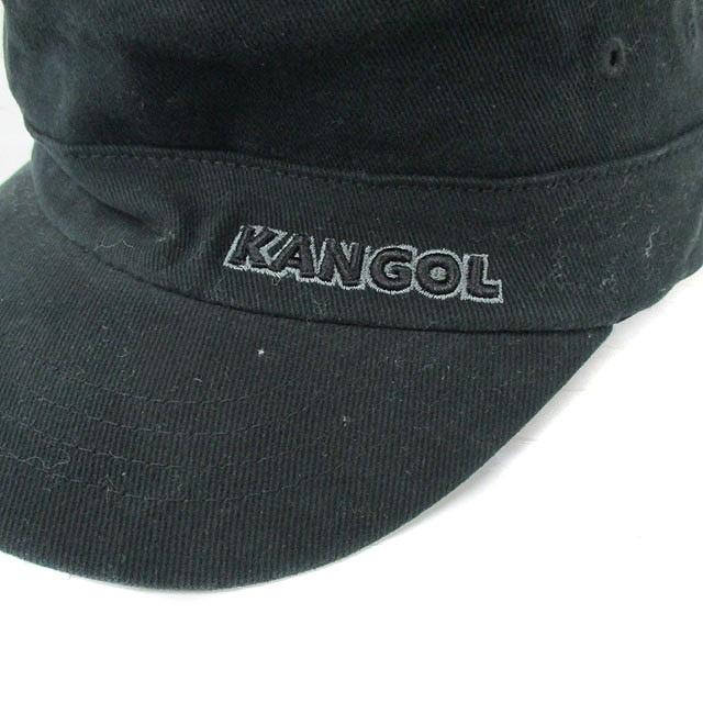 カンゴール KANGOL キャスケット 帽子 コットン ロゴ S/M ブラック 黒 /KT1 キッズ｜vectorpremium｜06